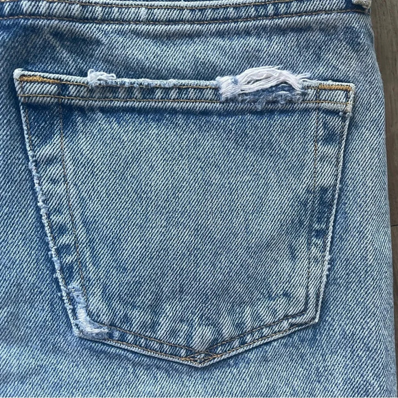 Agolde Parker denim shorts sz 24 - Picture 7 of 7